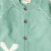 Patique Tavşan Desenli Triko Takım